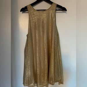 gold mini dress
